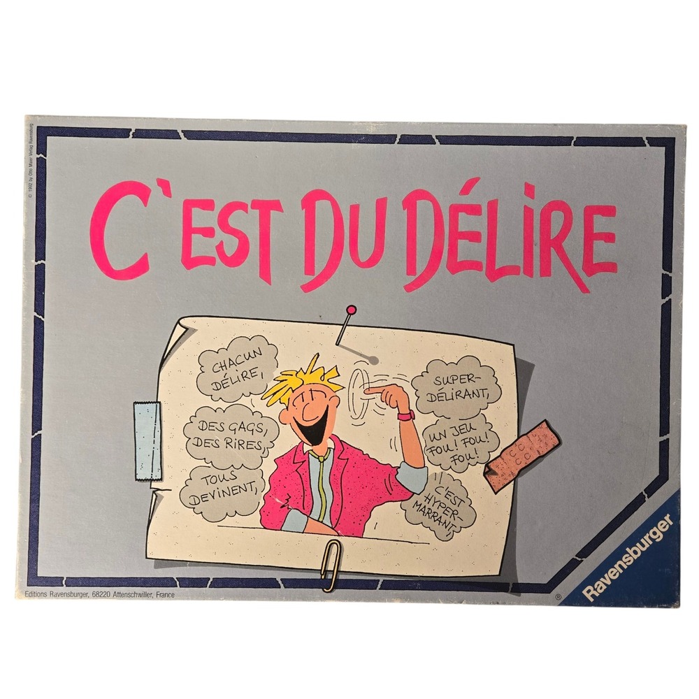 C'est Du Delire Jeu de société‎ Vintage Ravensburger – Famille, Party Game, Quiz
